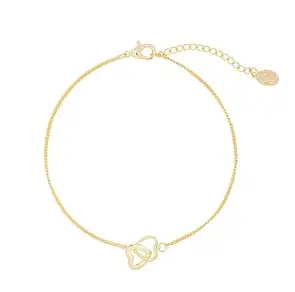 Gold Plated Armbandje met Hangertje